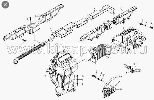 Воздухозаборник отопителя c заслонкой Baw Fenix 1044 Евро 2 BP17808110053